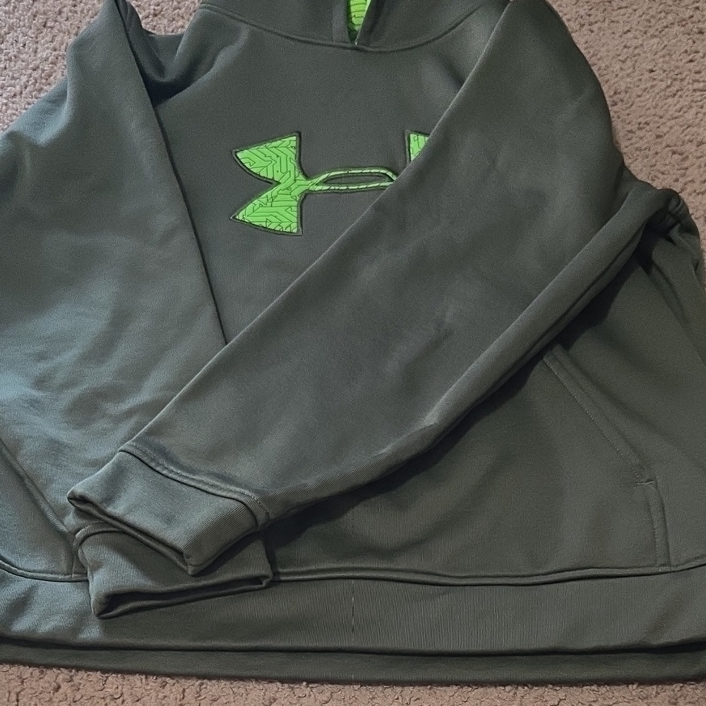 Under Armour Green Hoodie for Kids - Picture 5 of 8